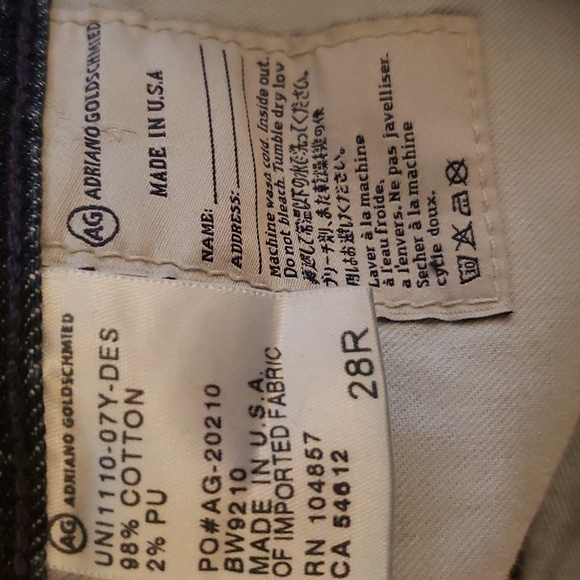 Ag Adriano Goldschmied Stilt Cigarette Leg Distressed Jean - Picture 8 of 8